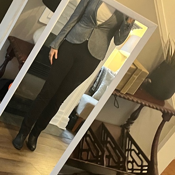 ZARA BASIC one button lined blazer petite M - Picture 9 of 12